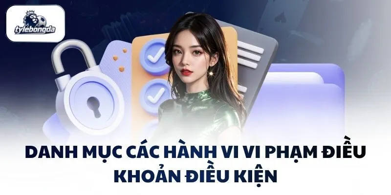 Danh mục các hành vi vi phạm điều khoản điều kiện