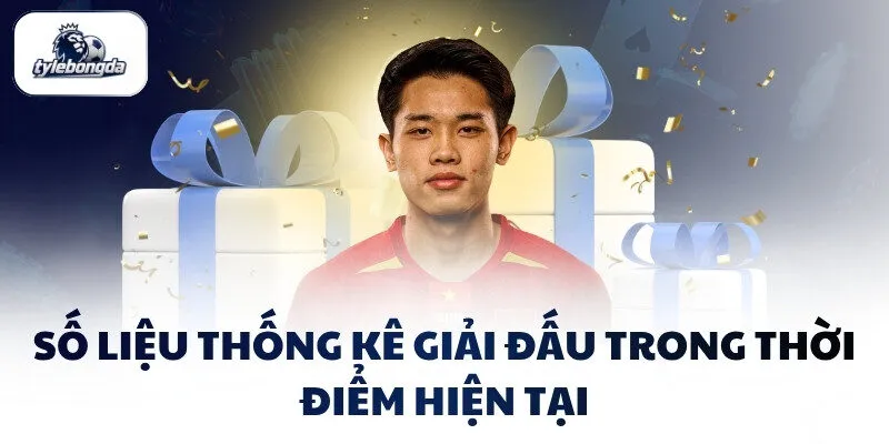 so lieu thong ke giai dau trong thoi diem hien tai